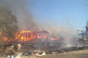 Нам месте бывшего «КаZантипа» случился пожар (Видео)