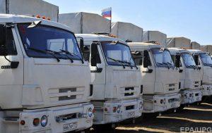 Из России на Донбасс отправились почти пустые фуры под видом «гумконвоя»