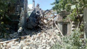 В Одессе рухнул памятник архитектуры, возможно есть пострадавшие (Фото)