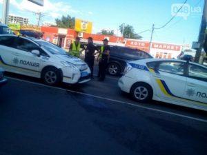 В Одессе произошло «полицейское» ДТП