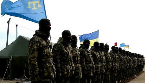 Киевские каратели разгромили базу меджлисовских карателей