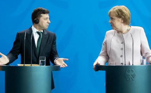 Трамп сдал Зеленского перед Меркель и Макроном